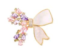 Generic Butterfly Safety Pin Rhinestone Crystal Brooch Pin for Women for Women