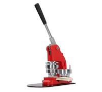 Generic Button Maker Machine Efficient Button Press Machine for Making 200 to 300 Pins per Hour for Parties and Political Campaigns Stainless Steel and Rubber (25mm)