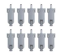 Generic Cabinet Door Buffer Heavy-Duty Damping Bumper for Cupboard, 10Pcs Adjustable Reinforced Mute for Home Wardrobe and Kitchen Cupboard Doors, ABS Plastic, 2.6 X 1.4 X 0.7in