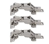 Generic Cabinet Door Hinge Hydraulic Soft-Close Stable Copper Core Furniture Hardware for Corner Cabinets,Wall Cabinets, 9.6 X 6.4 X .5cm 3 Hinges, for Home Improvement