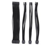 Generic Cable with Pc Sleeves, 3 -layer Silicone Can Stuck -tidy tidy extending Computer Cable to Home (Black)