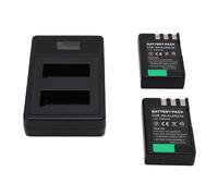 Generic Camera Batteries 2000mAh and USB Dual Charger for D40 D40x D60 D3000 D5000 Compact Travel Kit