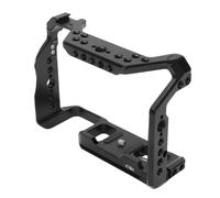 Generic Camera Cage Aluminum Video Rig Full Protective Frame for A7M4 A7R4 AI A9II A7S3 A1 A7R4A with Cold Shoe Mount 1/4 3/8 Inch Screw Holes