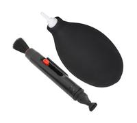 Generic Camera Cleaning Kit Efficient Jelly Pen Air Blower Cloth Lens Pen 4 in 1 for DSLR Cameras (Black)