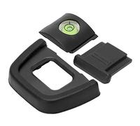 Generic Camera Eyecup Viewfinder Protector with Cold Shoe Cover and Level for D7200 D750 D5100 D600 D300s D300 D90 D80 Cameras