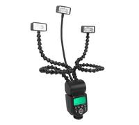 Generic Camera Flash Flexible 3 Head Adjustable Light for Jewelry Food Photography 5600K Portable Macro Arm Light