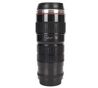 Generic Camera Lens Coffee Mug, Insulated Stainless Steel Travel Cup with Sealed Lid, for Photographers Men Women Office Car Kitchen (Black)