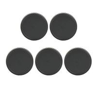 Generic Camera Lens Rear Cap Lightweight Protective Cover for PK Mount SLR Lens 5pcs Plastic Black