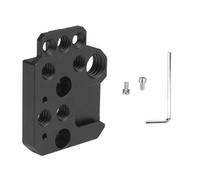 Generic Camera Stabilizer Side Mount Plate Rich Connection Option for Ronin S SC RS2 RSC2 RS3 Quick Setup for Photographers Aluminum Alloy Black 1 PC