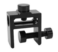 Generic Camping Lamp Table Clamp Black Sturdy Aluminum Alloy Holder for Outdoor Camping Activities