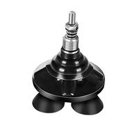 Generic Cane Tips Pole Replacement Base Rubber Foot Metal and Rubber Four for Balance for Women Men Seniors, Rotating Small