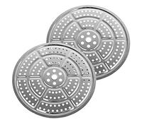 Generic Canner Rack Canner Rack/Canning Stainless Steel 11 for Pressure Cooker Pack of 2 Steel Printing Kitchen, Dining Room & Bar Sponge Cloths Kitchen (Multicoloured, One Size)