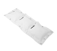 Generic Canvas Wing Chun Wall Target Empty Sand Bag for Boxing Muay Thai Sanda Training S/L Triple Bag for Kung Fu Students (3 Bottles Per Shelf)