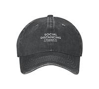 Generic Cap I'm Social Distancing If You Can Read This You're Too Close Sport Hat Distressed Plain Baseball Cap Outdoor Trucker Hat for Adult, Boys, Youth