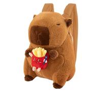 Generic Capybara Backpack, Toy Backpack for Travel, Backpacking, Holidays, Camping, Fries