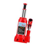 Generic Car Bottle Jack Metal Hydraulic Car Jack Vertical Manual Design Strong Load Capacity Space Saving for Vehicle Emergency Repair Part Replacement Sedan SUV (5 Tons)