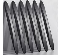 Generic Car Door Protector 6PCS Universal Door Guard, Black, 7mm Thick, Painted Rubber, Suitable for Door, Bumper