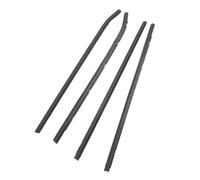 Generic Car Door Window Weatherstrip Windproof Seal Set for I30 2008-2011, ABS Rubber Protective Molding Trim Kit for Water Resistant Decor 4pcs