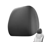 Generic Car Headrest Cover - Washable, Tight Fitting, Hygienic, Sweat & Dirt Proof, Universal Fit for Car, SUV, Minivan, Truck, Minibus - Black, Brown, Beige, Gray