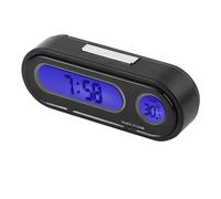 Generic Car Interior Mini Electronic Watch LED Digital Clock Thermometer Voltmeter for Universal Vehicles
