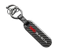 GÉNERIC Car Key Rings Keyring Keychain, for DACIA Duster Spring Logan Sandero Jogger Car Accessories Business Gifts,A-14CM*3CM