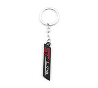 GÉNERIC Car Key Rings Keyring Keychain, for Ford ST line Focus Fiesta Ecosport Mondeo Kuga Fusion Car Accessories Business Gifts,B-11-1.1 CM