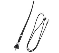 Generic Car Radio Antenna Rotating Base Excellent Performance 10 Miles Range for Vehicles, ABS Black Wearproof FM AM Signal Aerial Universal
