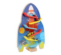 Generic Car Ramp Toy Wooden Race Track for 1 2 3 4 5 6 Year Old Kindergarten Child