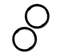 Generic Car Steering Wheel Cover Universal Non Slip Silicone Protector for All Seasons 2 Pack - Breathable Design with Enhanced Grip and Minimalist Style (Black)