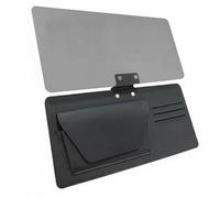 Generic Car Sun Visor Organizer Glare Reducer Storage Holder PU Leather With Sunglass Sleeve And Receipt Pocket suitable for daily commuting business travel family road trips driving