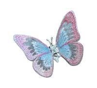 Generic Car Will Move The Butterfly Ornaments 3D Dimensional Paste Models Car Love Vintage Butterfly Embroidered for Women Girls Exquisite Fantastic Insect Animal