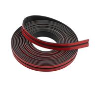 Generic Car Windshield Seal Strip for Sliding Door Vehicle Roof Sunroof 14 mmx2m Black