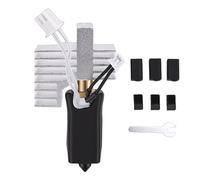 Generic Carbon 3D Printer Hotend Kit, 0.2mm Hardened Steel Nozzle with 60W Ceramic Heater and Improved Cooling System, for PA CF PEEK CF ABS GF PLA ABS PETG TPU Materials