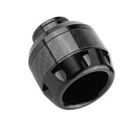 Generic Carbon Fiber Motorcycle Front Fork Sliders Crash Protection Set for Bikers Made From Material 1 Pair for Motorcycle Lovers (Black)