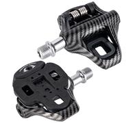 Generic Carbon Fiber Road Bike Pedals with Look Keo Compatible Cleats | Carbon Fiber Pedals, Self-Locking Clipless Design, 4 Sealed Bearings, Adjustable Tension, Look Keo Compatible Cleats