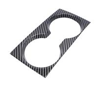 Generic Carbon Fiber Style Cup Holder Panel Cover Trim Fit for Mazda 3 2020, Easy Clean Center Console Cup Holder Trim, Fits Fit for Mazda 3 Enthusiasts