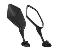 Generic Carbon Fiber Style Motorcycle Rearview Side Mirrors Wide View Fit for GT650R GT650S, Strong Metal Frame for CBR929 1998-2003, 2 Pack