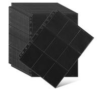 Generic Card Binder Sleeves and Trading Card Pages for Collectors 50 Sheets Double-Sided Side Loading Sturdy Protective Sleeves for Storage and Display