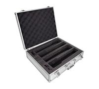 Generic Carry Case Organizer Singing Party Portable Broadcasting Singing Sturdy Professional Storage Box Aluminum Alloy, Silver