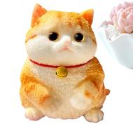 Generic Cartoon Cat Squeeze Toy, Chubby Cheek Design, Stress Relief, Fun for All Ages