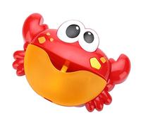 Generic Cartoon Crab Bubble Maker Kids Bath Toy for Baby Shower with 12 Songs, Eco-Friendly Plastic, Strong Suction Cups - Funny Bath Time Toy for Children