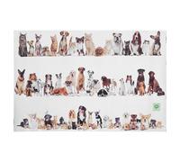Generic Cartoon Dog and Cat Wall Decals Removable PVC Stickers for Nursery Bedroom Boys and Self-Adhesive Decorative Wallpaper