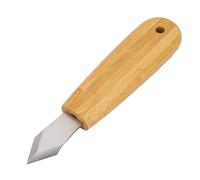 Generic Carving Cutter Double-Edged Steel Blade for Accurate Marking and Engraving, Ergonomic Bambusoideae Handle, Ideal for Wood and Leather Crafts