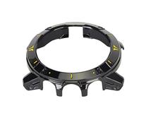 Generic Case for for Intelligent Watches, Portable Plastic for Smart Bumpers Precise Clock Elegant Shock Absorber for the Race for Office (Black Yellow)