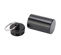 Generic Case of Pocket Pills, Wide Applications of Portable Aluminum Aluminum Medicine for The Outdoor Camp (Black)