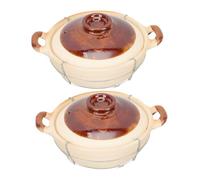 Generic Casserole Dishes for Oven with Lids Insulated Clay Pot Carrier Chinese Pot Cookware Large Clay Pot for Stew Soup Steam