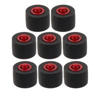 Generic Cassette Pinch Roller 8pcs Rubber Plastic Replacement for Personal Stereo and Audio Recorder Ensuring Tape Contact