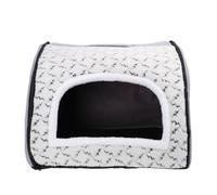 Generic Cat Bed House All Season Warm Tent with Nordic Design and Thickened Fleece for Home Use