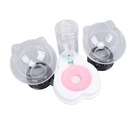 Generic Cat Food Water Bowl Set Neck Guard 3 in 1 Large Diameter Double Cat Bowls Automatic Water Dispenser for Home Pet Shop (Style 1)