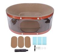 Generic Cat Scratcher Toy, Large Corrugated Cardboard Playhouse, Curved Lounge & Scratch Pad for Climbing and Playing